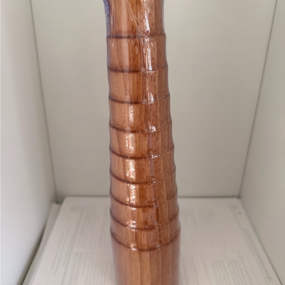 Elegant Brown Wooden Vase